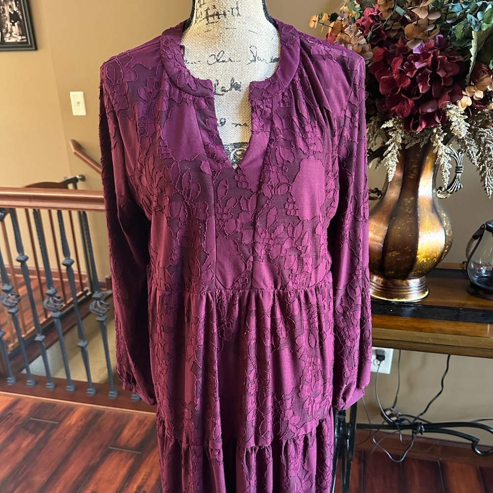 Burgandy dress